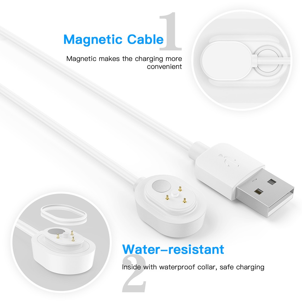 Power Cord for Arlo Ultra 4K UHD Magnetic Chanrging Cable Waterproof Charger Without Plug for Indoor and Outdoor Use 6M/9M 1pcs White