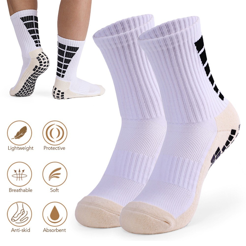 Men's Anti Slip Football Socks Sports Soccer High Tube Socks