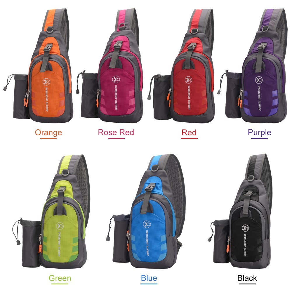 Men Women Sling Backpack Chest Crossbody Bag Shoulder Bag Travel Sports Gym Daypack