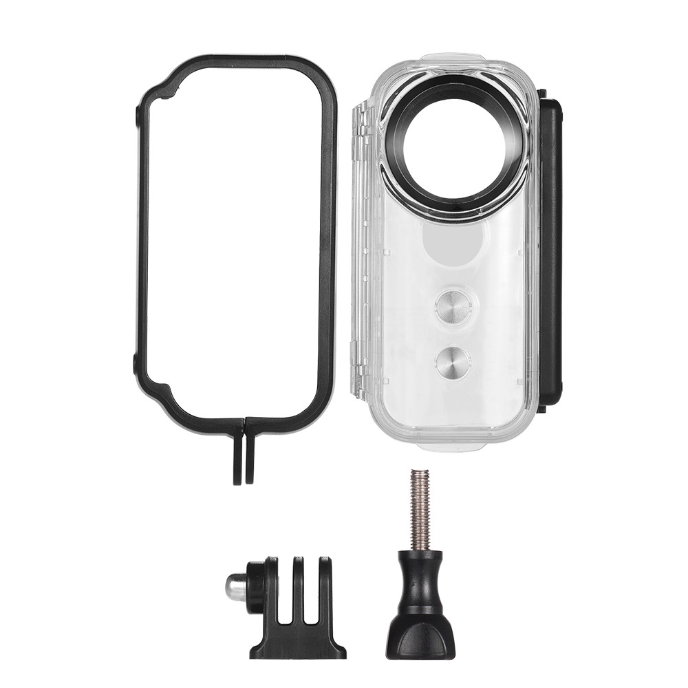 Camera Waterproof Case Diving Housing Underwater 30M with 1/4 Inch Screw Hole for Insta360 ONE X Action Camera