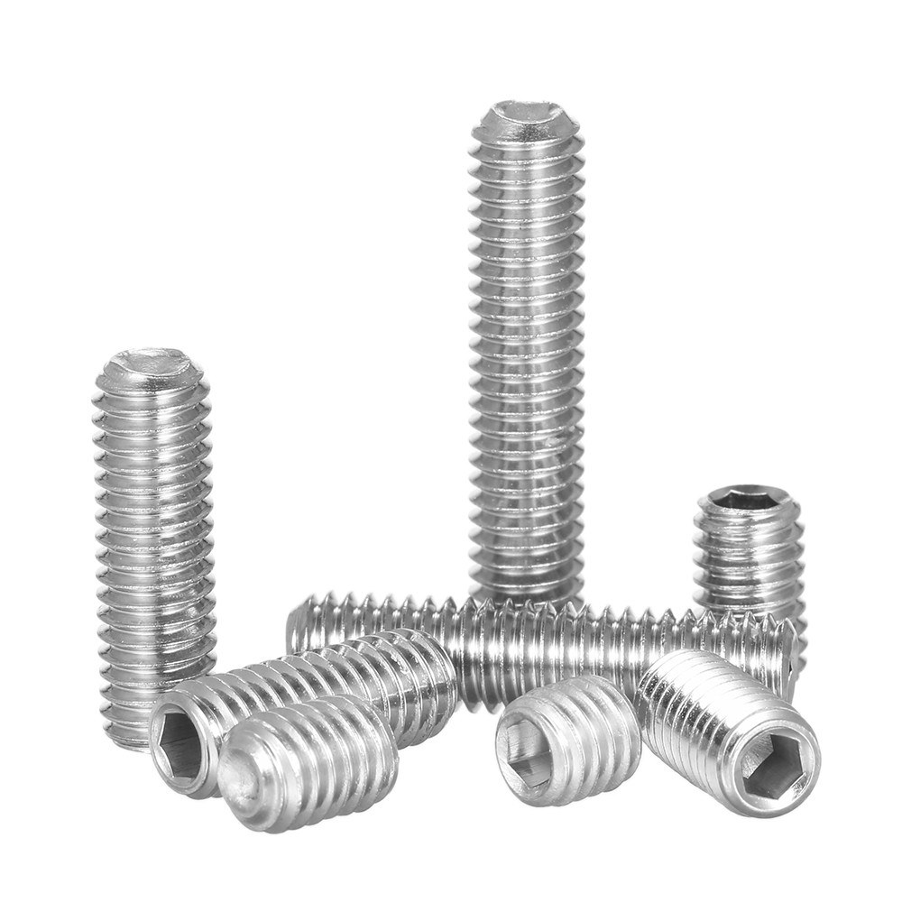 DIN916 304 Stainless Steel Bolt Grub Screw Cup Point Hex Socket Set