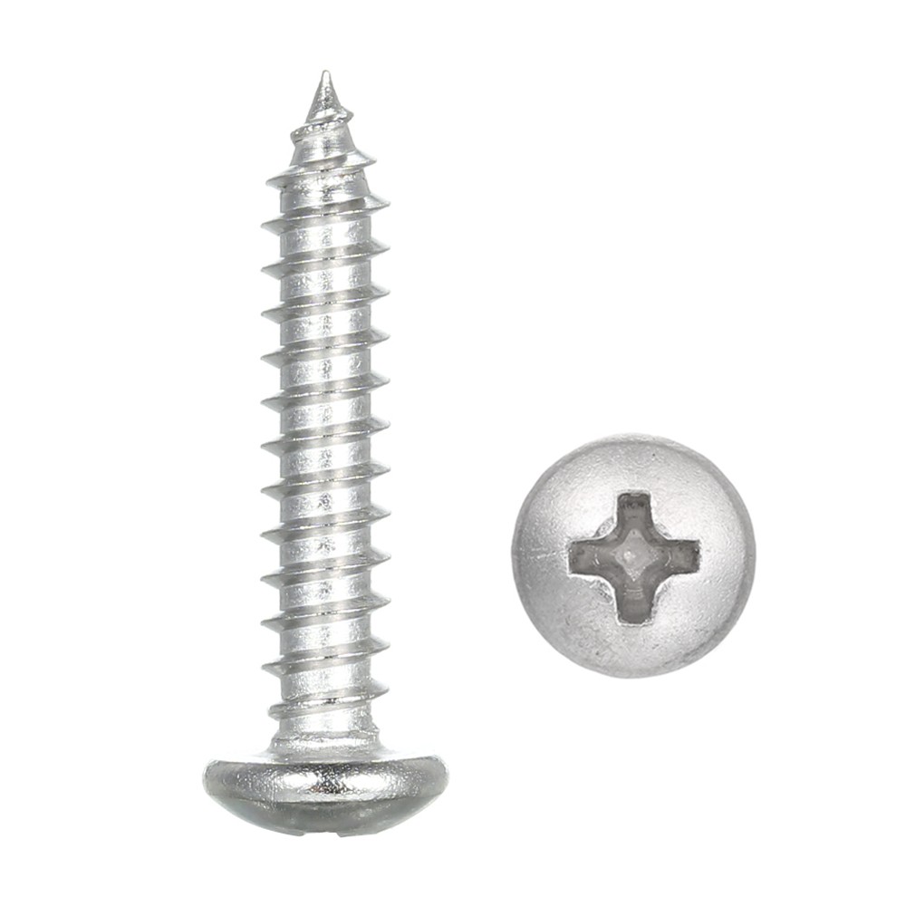 A2 DIN7981 #10 4.8mm 304 Stainless Steel Screw Countersunk Self Tapping Wood Screws 4.8mm*25mm