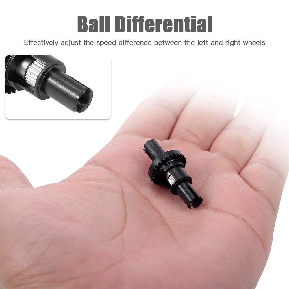 Adjustable Ball Differential 1/28 RC Car Parts Upgraded Ball Bearing Ball Joint Kit for WLtoys K989 RC Car