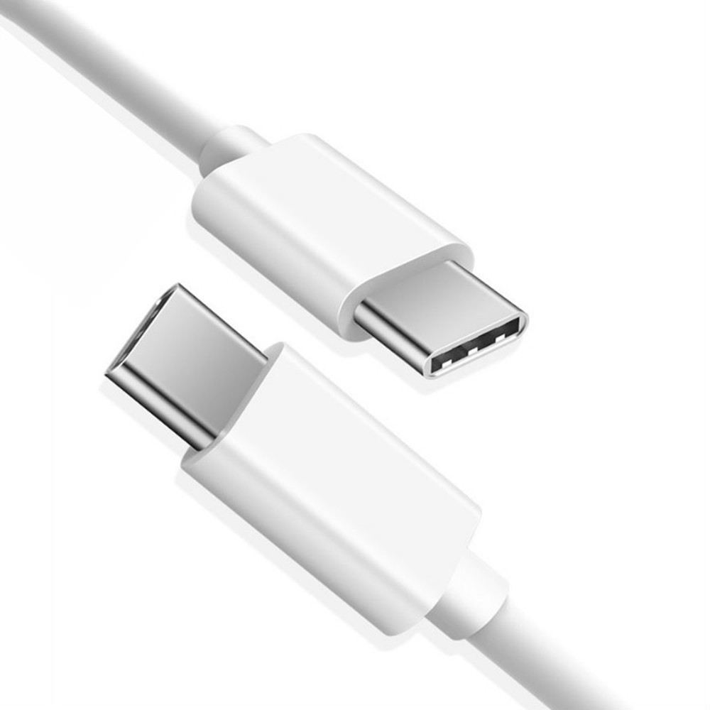 USB Type-C to USB Type-C 2.0 Charger Cable  3.3FT (1 Meter) 2.1A Charger Compatible with MacBook pro iPad pro Millet Notebook Smart Phone ZMI Mobile Power White