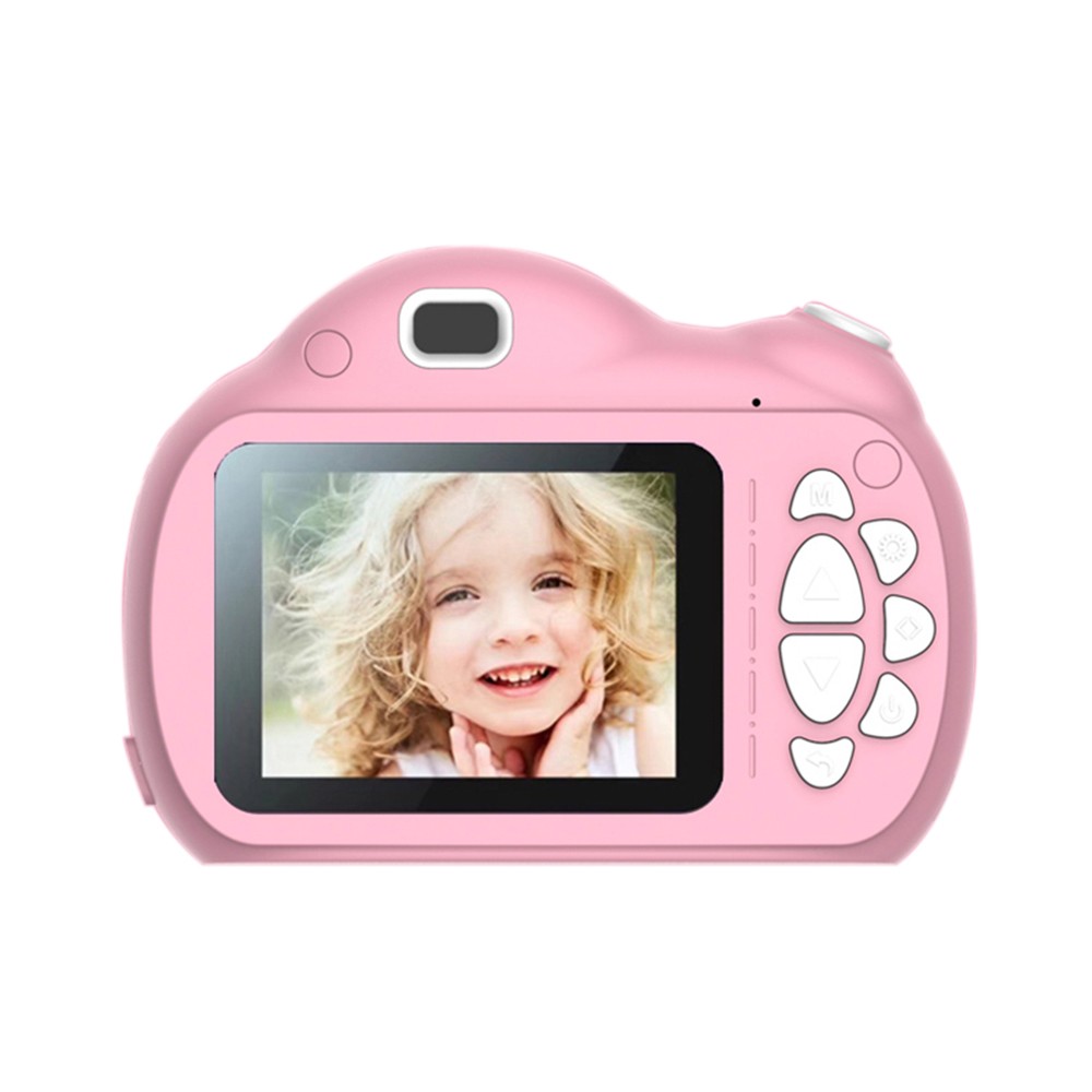 Portable Intelligent Focus Mode Large Screen Children Camera Cartoon Mini Dual Lens Digital Camera For Children Without Storage Card