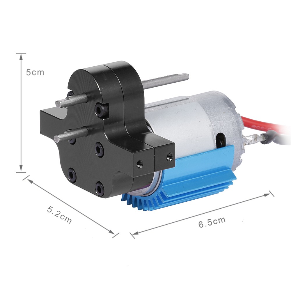 Replacement For 1/12 MN-D90 FJ-45 Metal Gearbox 380 Brushed Motor Speed Change RC Car Parts