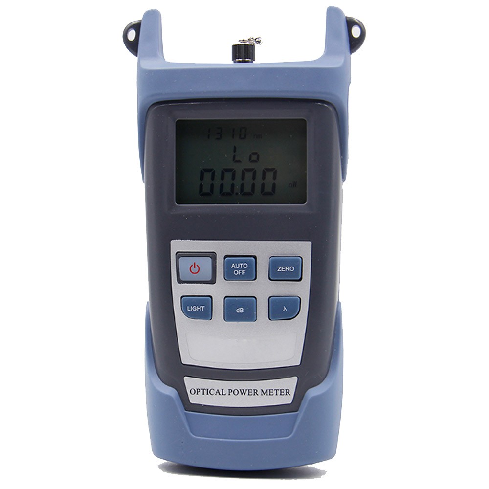 Gray 10MW AUA-80A Handheld Optical Power Meter Red Light Fiber Light Decay Testers Machine Fiber Optic Cable Tester Visual Fault Locator