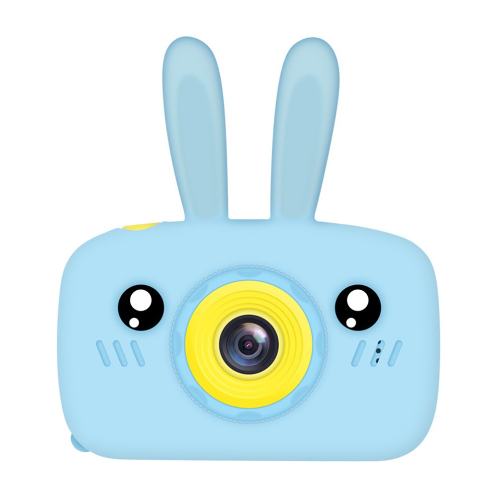 1200W 1080P FHD Digital Video Camera with Funny Filters Multifunctional Portable Camcorder Cute Rabbit Soft Silicone Cover