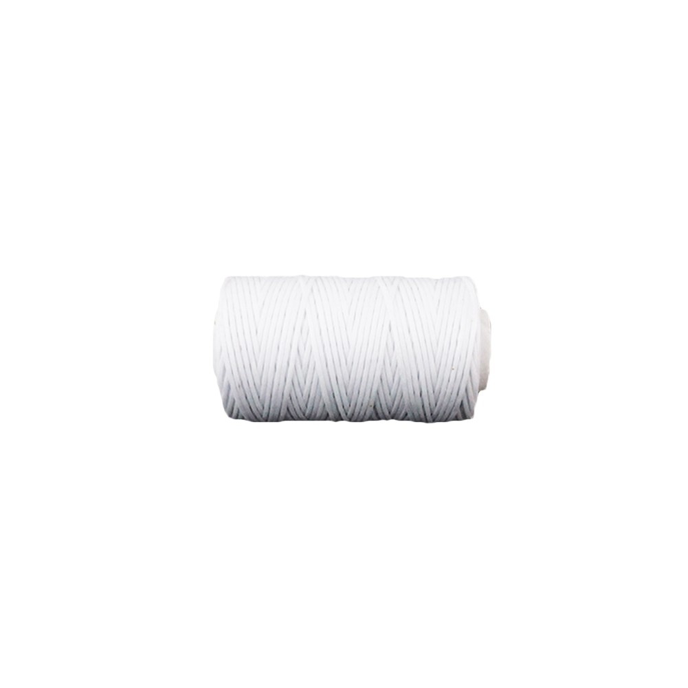 1.0mm 50 Meters Long Flat Waxed Thread Waxed String for Leather Sewing