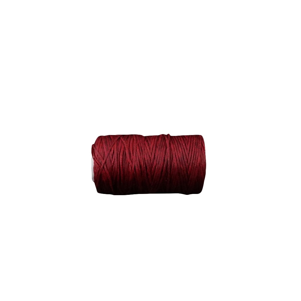 1.0mm 50 Meters Long Flat Waxed Thread Waxed String for Leather Sewing