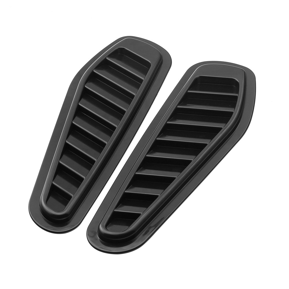 1 Pair Universal Car Decorative Air Flow Intake  Scoop Vent Cover Hood Fender