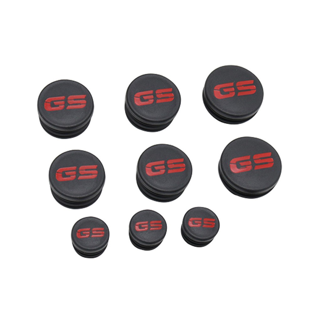 9 PCS Motorcycle Frame Plug Kit Protector Cover Hole Cover Frame Plugs Decorative Cover Replacement for BMW R1200GS R1250GS Adventure 2017-2019