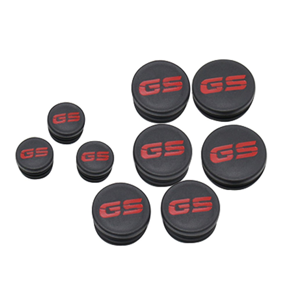 9 PCS Motorcycle Frame Plug Kit Protector Cover Hole Cover Frame Plugs Decorative Cover Replacement for BMW R1200GS R1250GS Adventure 2017-2019