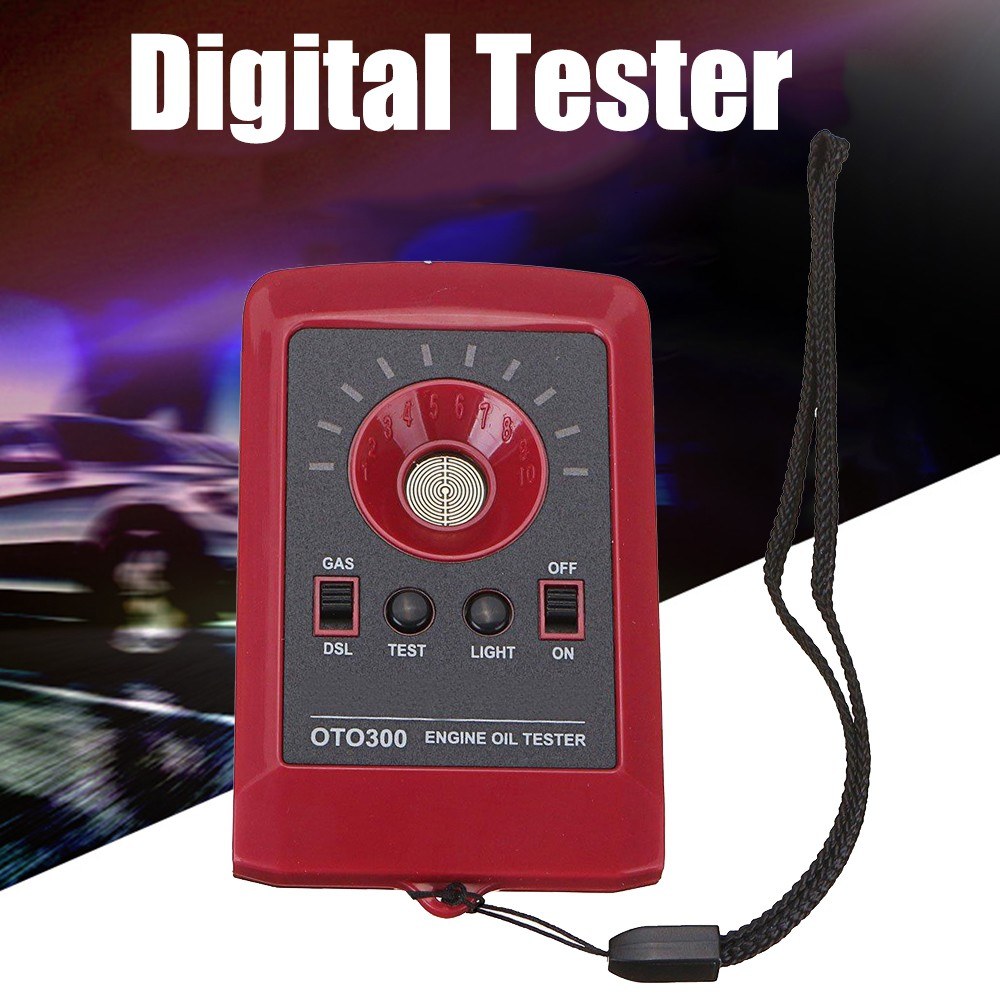 12V LED Digital Tester Motor Engine Oil Quality Detector Gas Diesel Fluid Analyzer