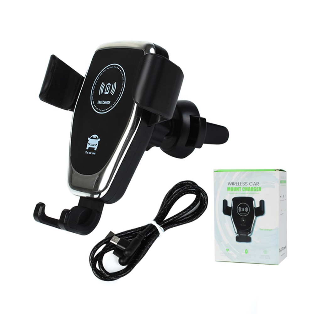 Wireless Charger Car Phone Bracket Fast Charging Wireless Car Outlet Charger Mount Stand Mobile Phone Holder