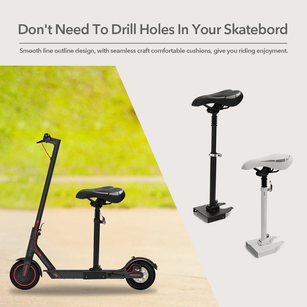 Foldable Height Adjustable Saddle For Xiaomi M365 Electric Scooter Skateboard Cushion Chair Seat Saddle Replacement Accessories