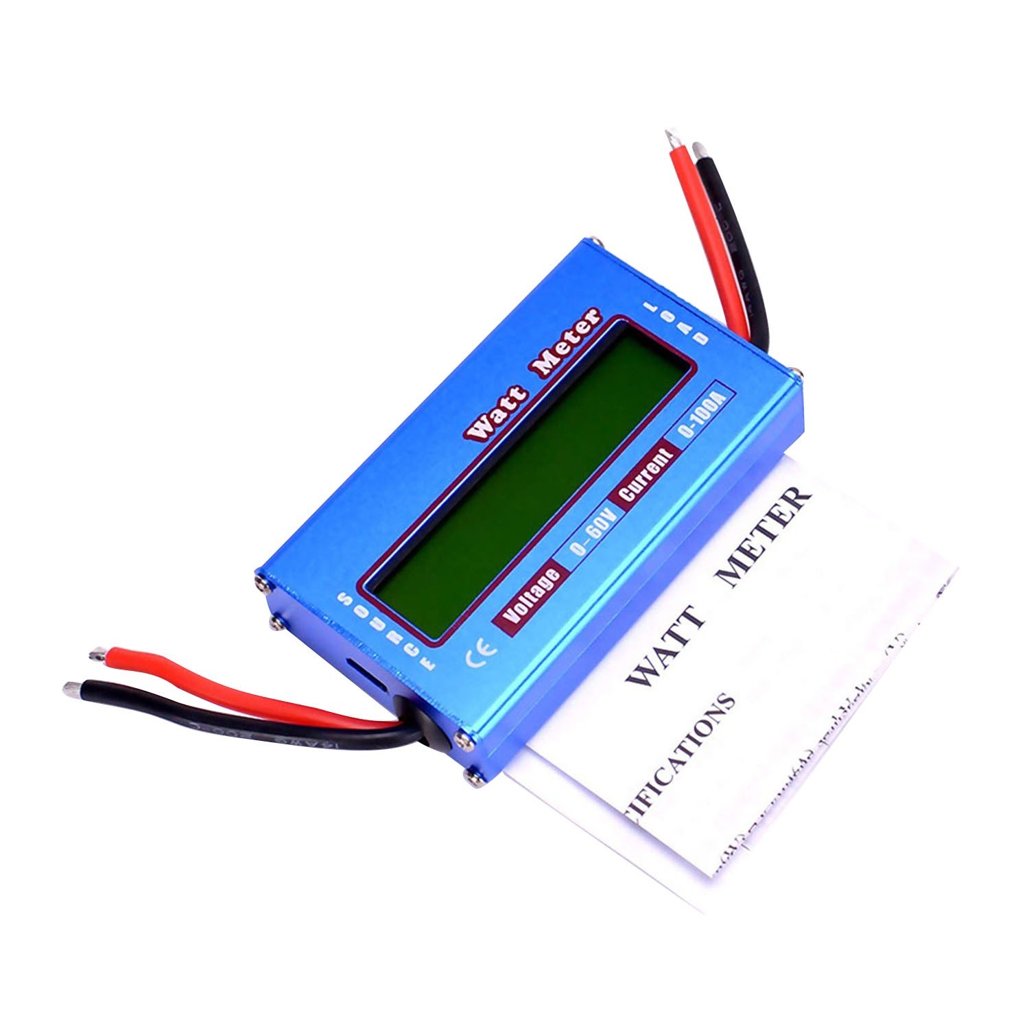 RC Watt Meter 100A Power Analyzer Digital LCD Balance Battery Voltage Checker