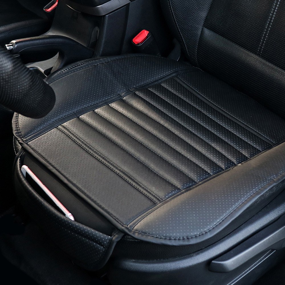 Tirol car front Seat Cushion PU Anti-slip Seat Cover Breathable Auto Seat Protection Cover Cushion Pad Car Interior Accessories