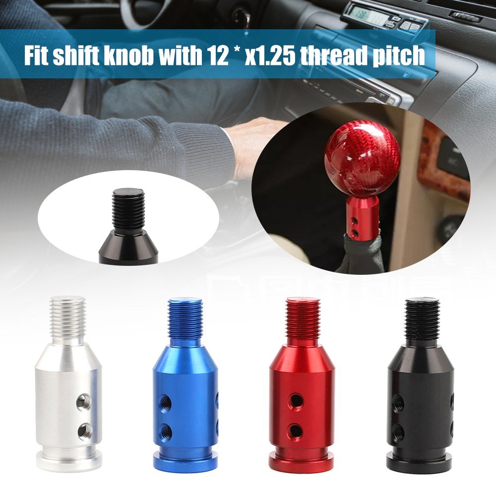 Shift Knob Adapter Compatible with BMWs Mini Non Threaded Shifters 12x1.25mm Universal Manual