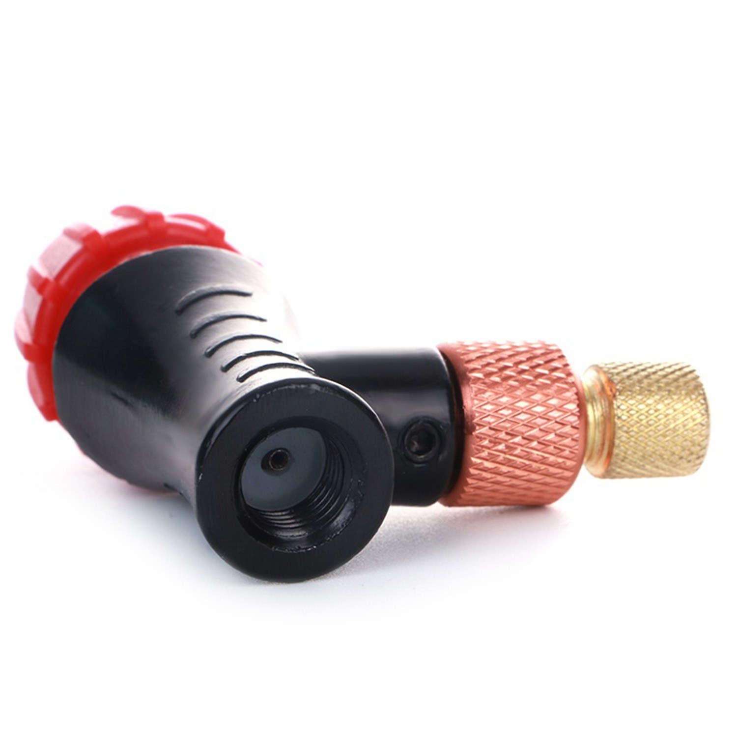 2 in 1 Bike Manual CO2 Inflator Bike Pump Tyre Tube Inflator Compatible Presta Schrader Valve