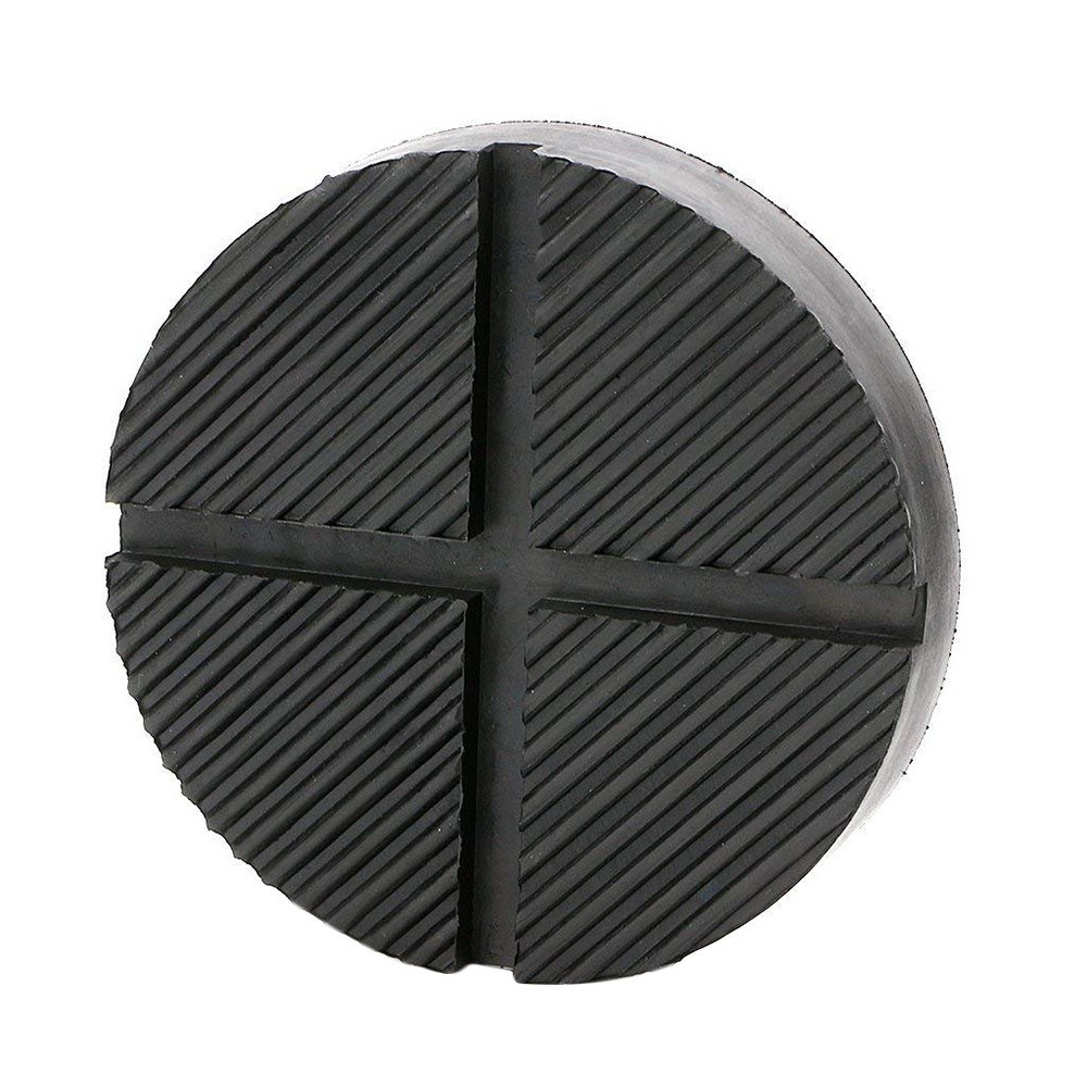 Floor Car Rubber Jack Pad  Slotted Frame Protector Guard Adapter Jacking Disk Pad Tool 12.5cm for Pinch Weld Side Lifting Disk