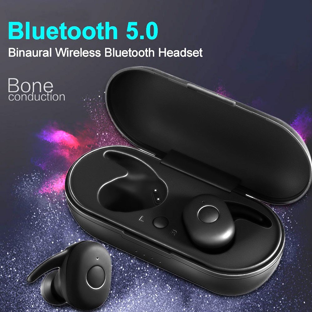 B1 TWS Wireless In-ear Earphones BT 5.0 Mini Earbuds AAC HiFi Sound Headsets HD Binaural Call With Mic