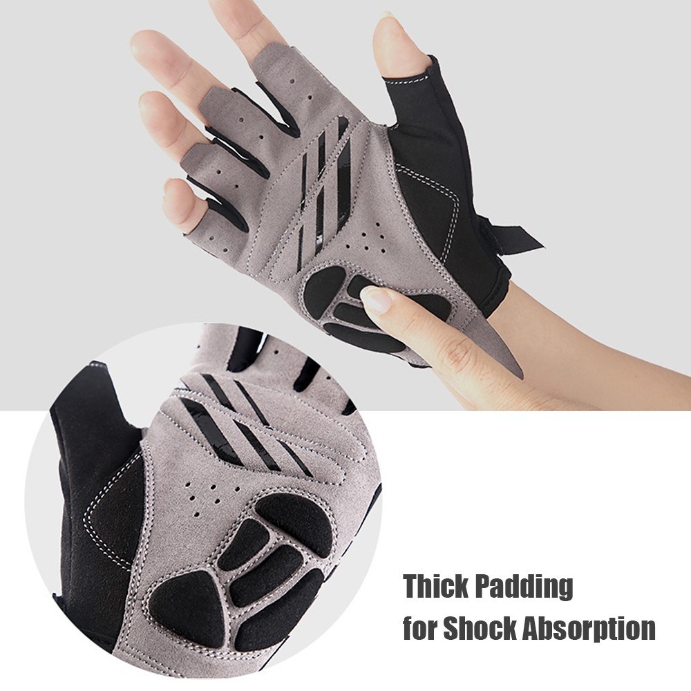 Half Finger Cycling Gloves Anti-shock Breathable Summer MTB Bicycle Gloves Sports Gloves for Men Women