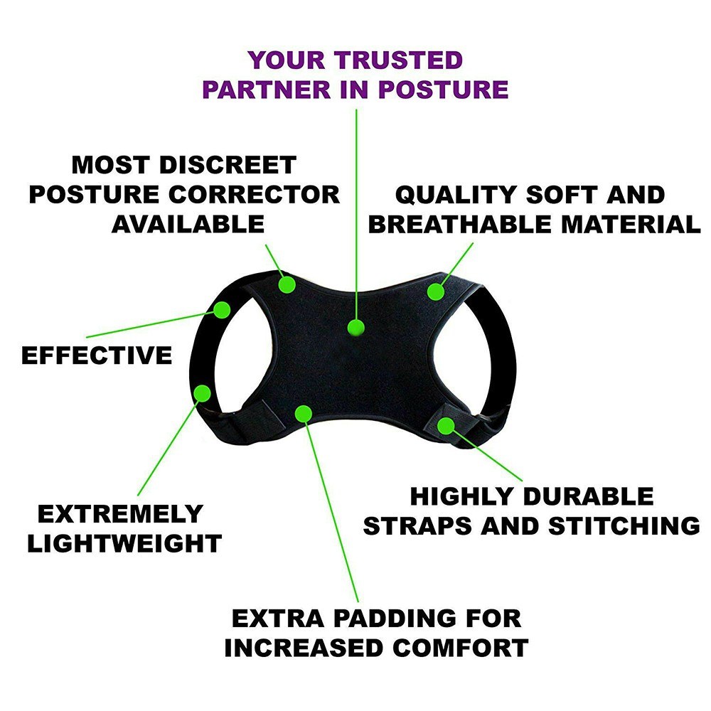 Posture Corrector Women Men Adjustable Shoulder Brace Back Support Strap Belt