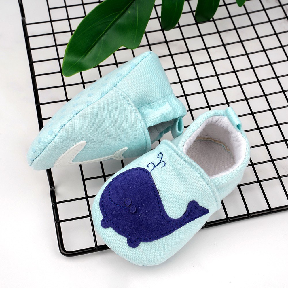 Baby Shoes Soft and Anti-slip Sole Comfortable and Breathable Cotton Walking Shoes for Boys Girls Infants