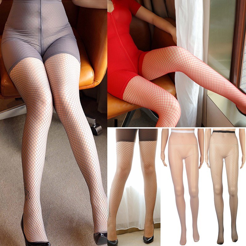 Sexy Women Fishnet Pantyhose Hollow Out Stockings High Elastic Waist Tights Party Clubs Casual Lingerie Clubwear