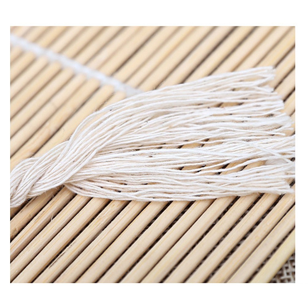 Twisted 100% Natural Cotton Rope White Cotton Rope Handmade Art Material DIY Woven Rope 3 diameter 2mm 3mm 4mm 5mm 0.06