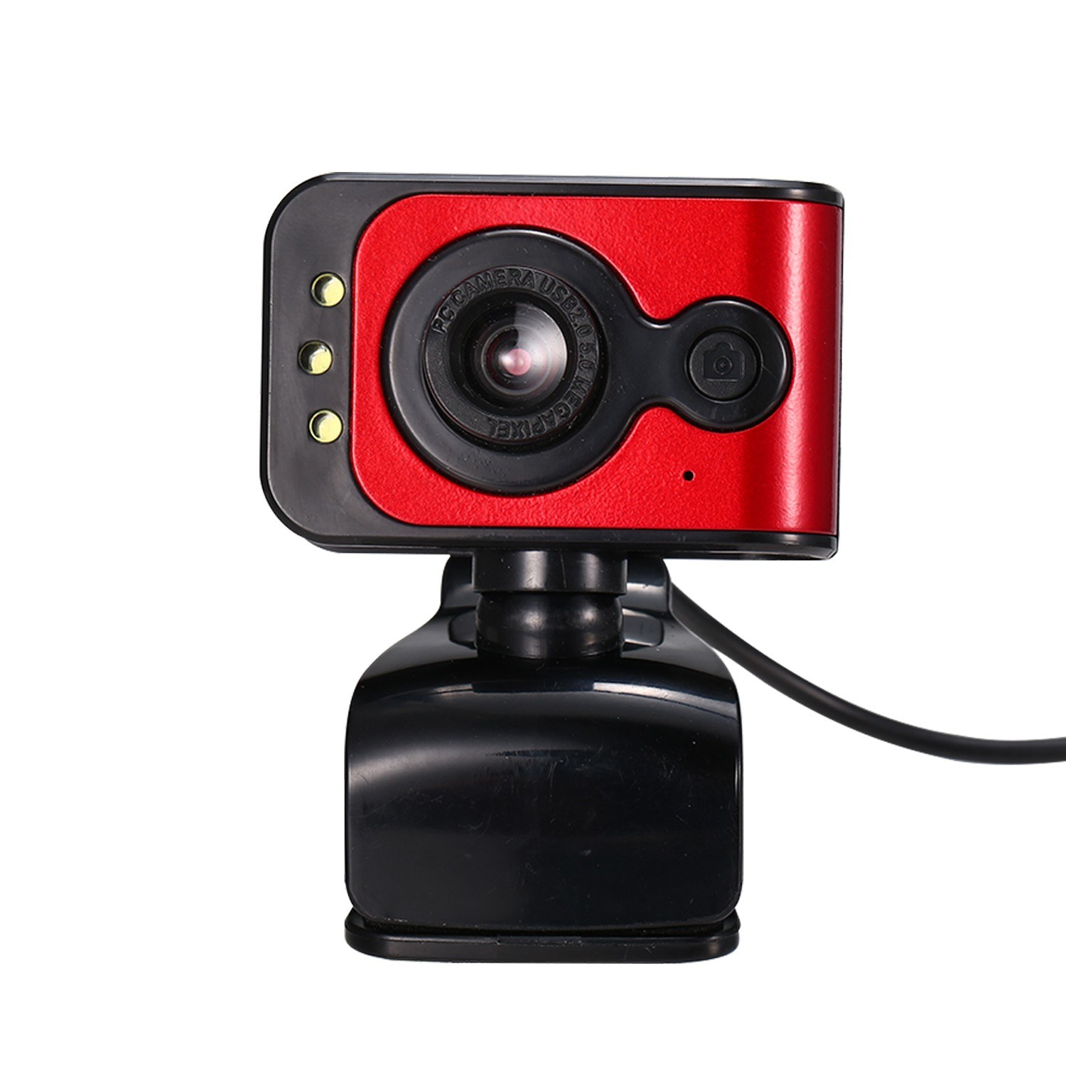 640P Webcam Live Streaming Webcam 360 Degree Rotatable USB Web Camera for PC Laptop Clip-On Webcam for Video Conference Meeting Gaming Desktop Office