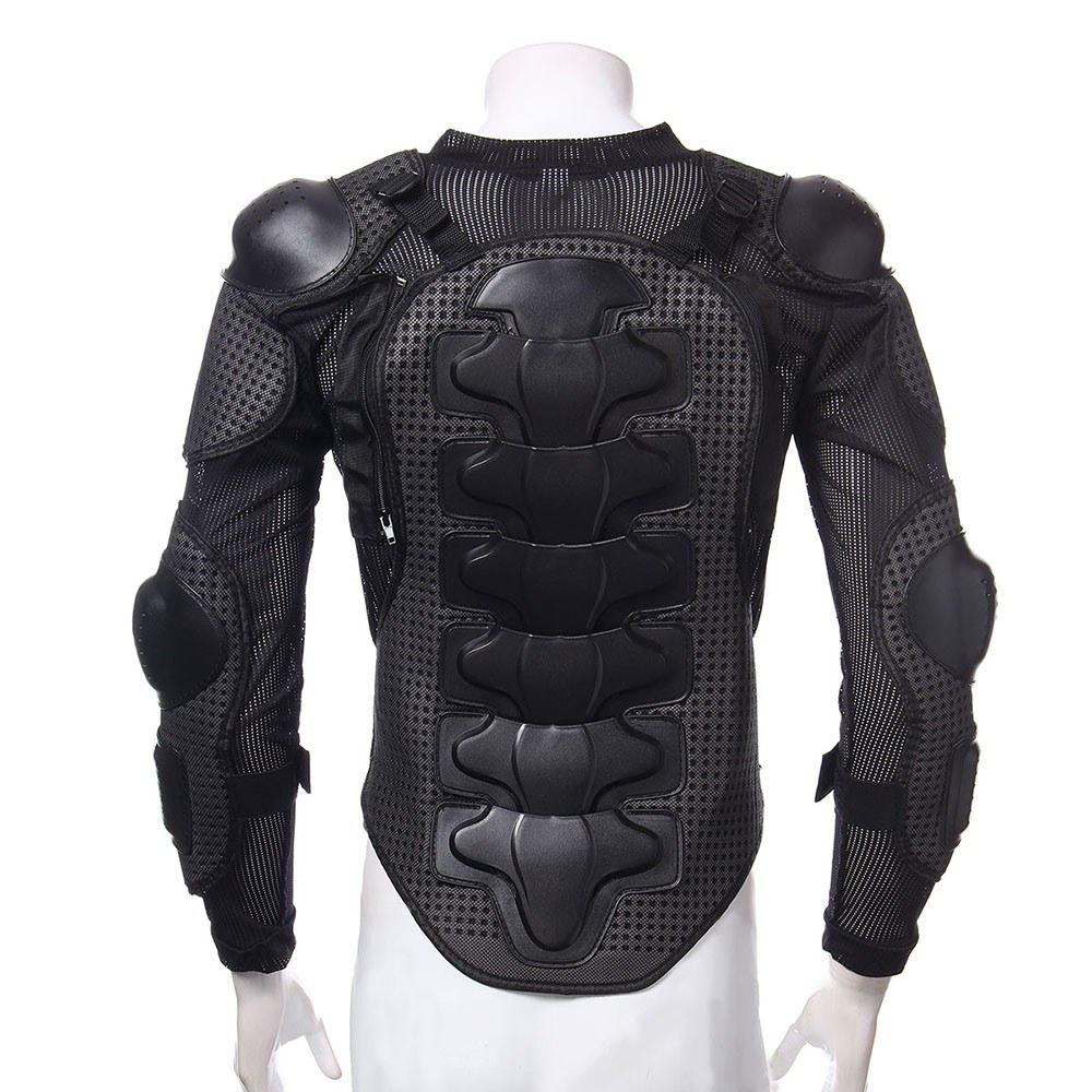 Full Body Motorcycle Riding Jacket Armor Spine Shoulder Chest Protection