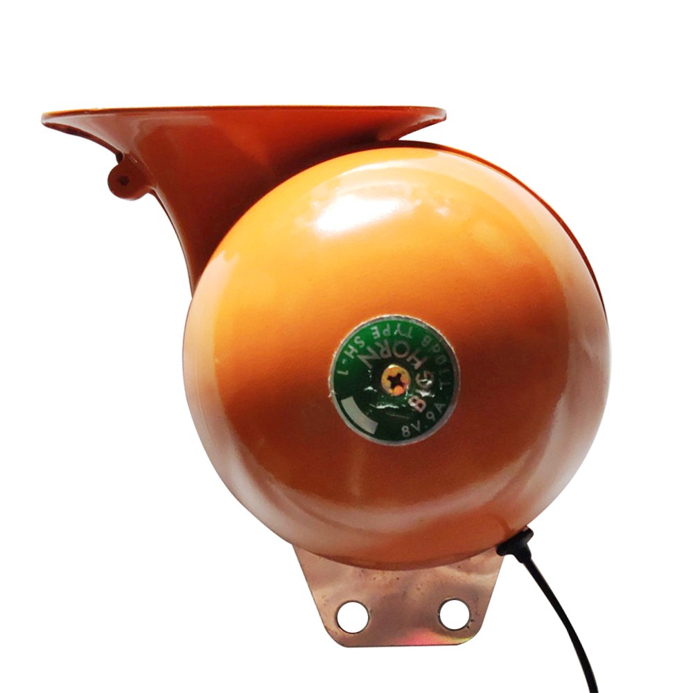 New Style Loud 110DB 8V Electric Snail Air High Pitch Horn For Motorcycles Ships Yachts Trains Whistle