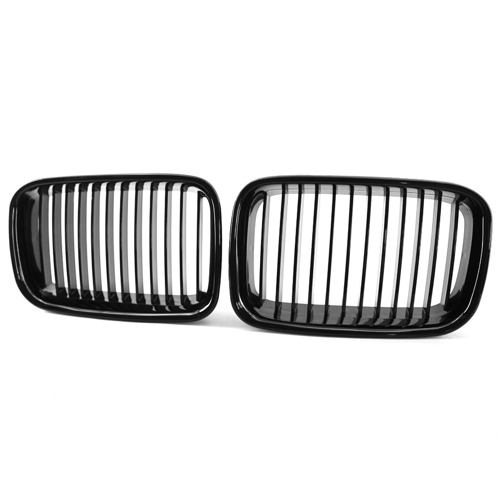 Front Grille Replacement for BMW E36 325i 320i 318is 1992-96 Grille High Gloss Black Cool Bussiness Style