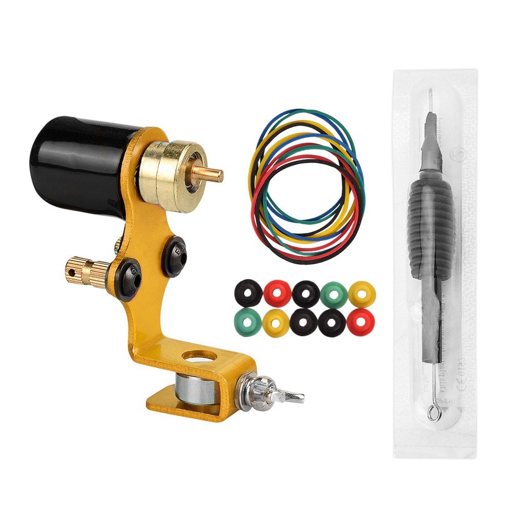 Rotary Cartridge Tattoo Machine Kit Tattoo Needle Tattoo Tube Tattoo Grommets & Rubber Band