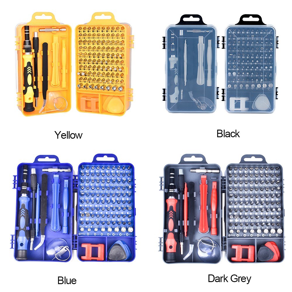 115-in-1 Screwdriver Set Professional Screwdriver Multifunction Repair Tool Kit for Mobile Phone/Tablet/PC and More