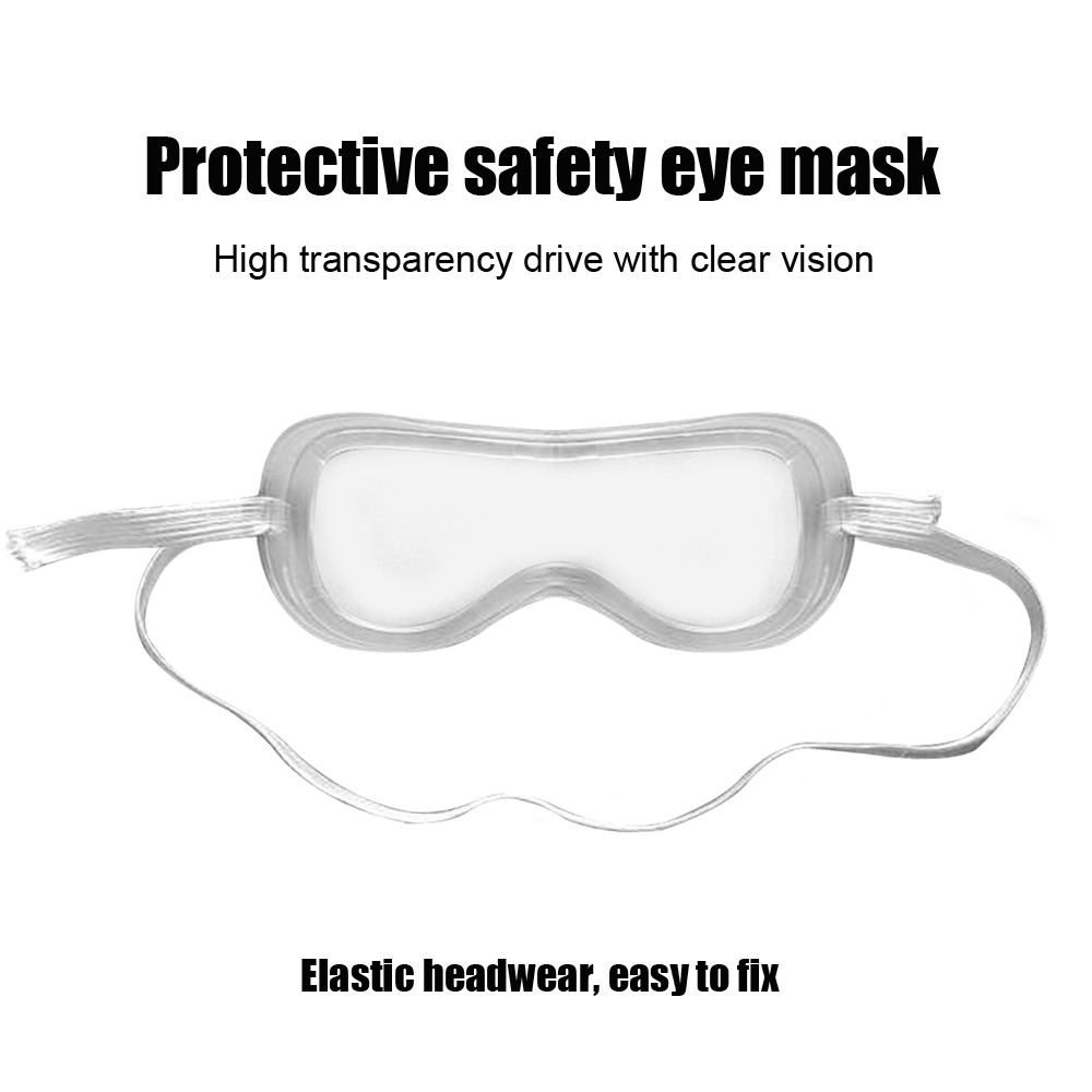 Anti-dust Googles Wind-Proof Protective Eye Mask Safety Riding Eyewear Plain Glasses Eye Protector for Men Women