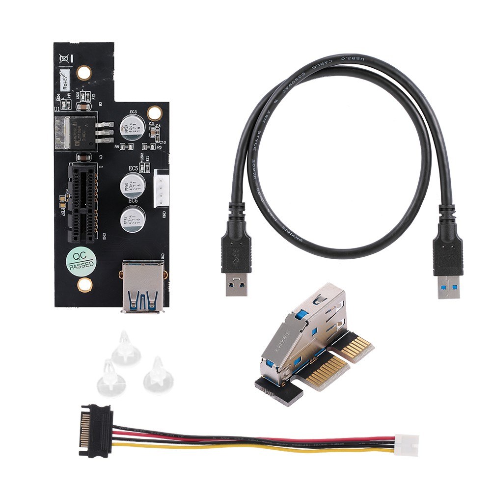 PCI Express Extension Cord PCI-E 1X to 1x/4x/8x/16x Extension Card Adapter Card