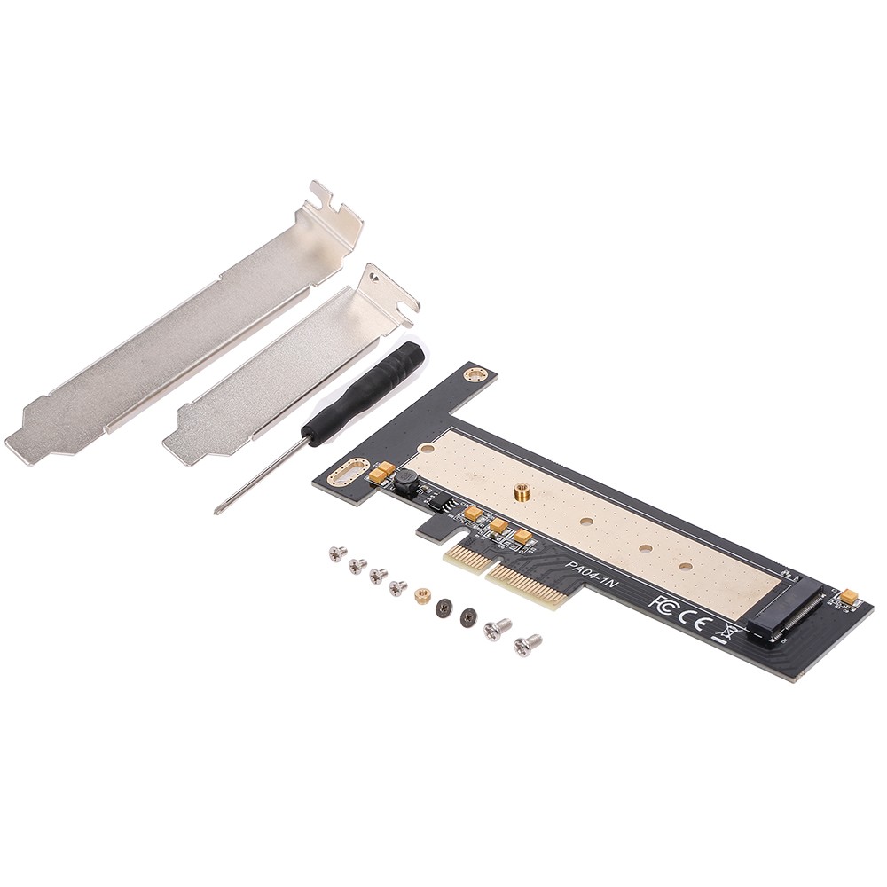 M.2 to PCIe3.0 Adapter Card M.2 NVME PCIe SSD Converter Card Support M-Key NVME PCIe 2230/2242/2260/2280/22110 SSD