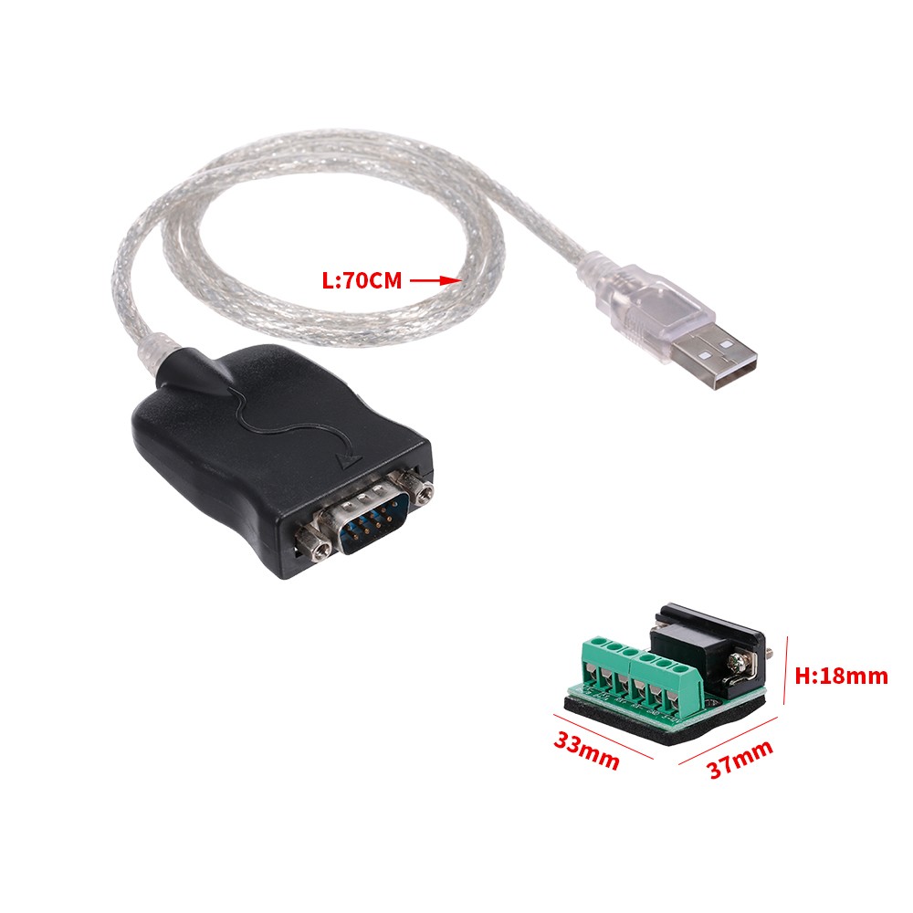 USB2.0 to 485 Adapter Cable USB to RS485 Serial Port Device Converter