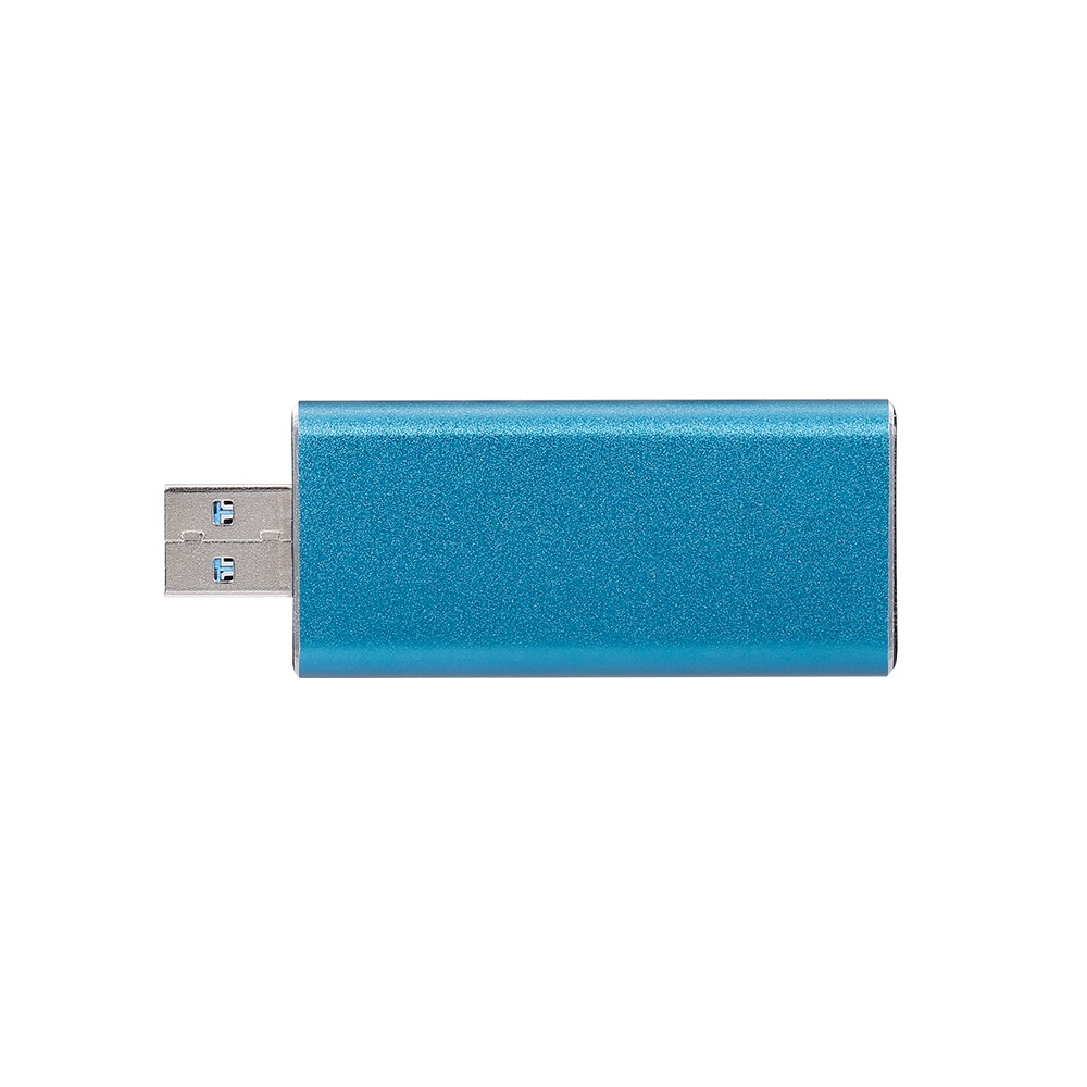 USB 3.0 to M.2 NGFF SSD Enclosure Solid State Drive Aluminum Alloy SSD Case Portable U Disk Type SSD Enclosure Blue