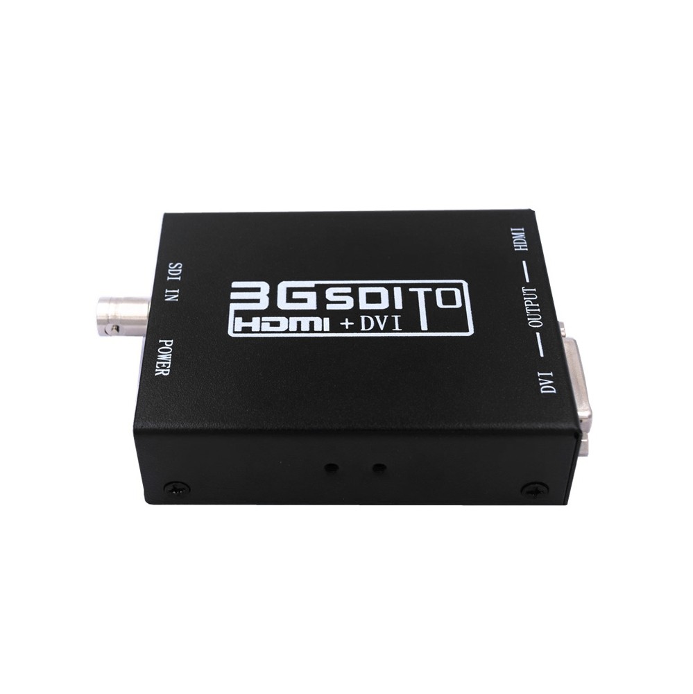 NK-A8 3G SDI to HDMI + DVI Converter 1080P HD Video SD-SDI HD-SDI 3G-SDI Signals with Power Adapter US Plug