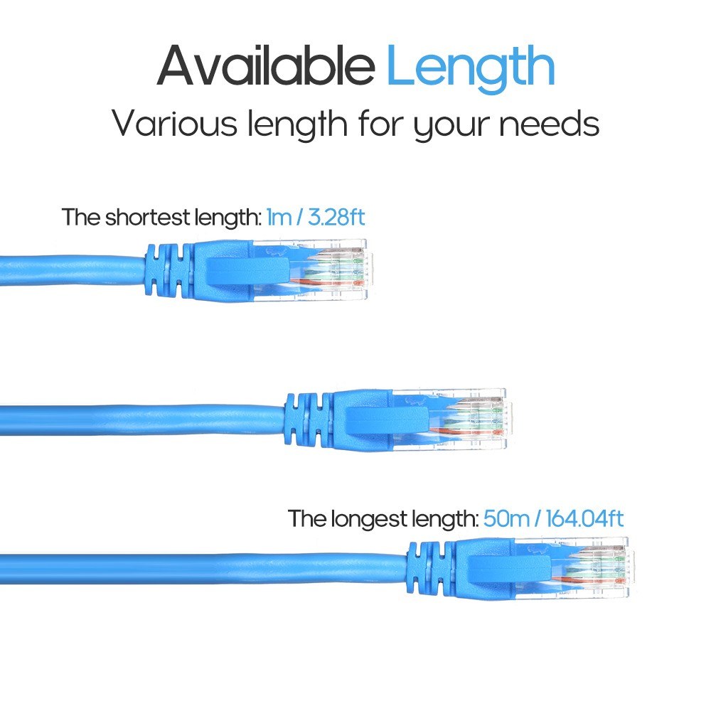 CAT 6 Ethernet Cable Lan Network Internet Patch Cord