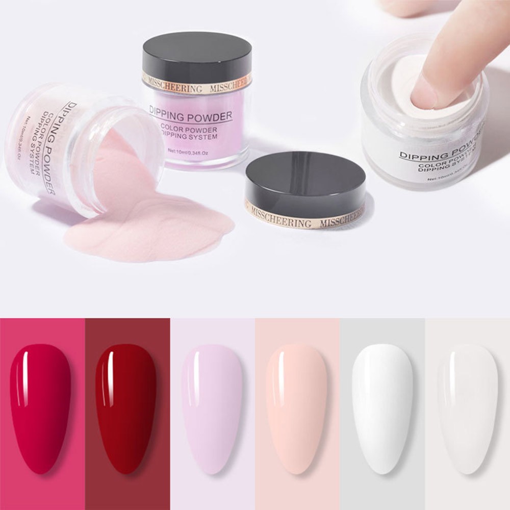 Dipping Powder Starter Kit with Brush Dip Powder Nail Kit for Starter Essential & Portable Kit for Travel Nail Manicure Accessories Nail Art Tools