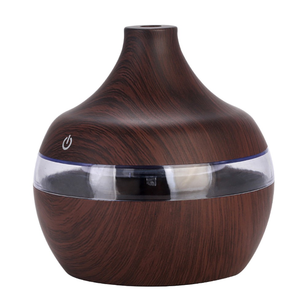 300ml Aroma Diffuser USB Air Humidifier Water Type Wood Mini Mute Essential Oil Aromatherapy Machine for Home Office