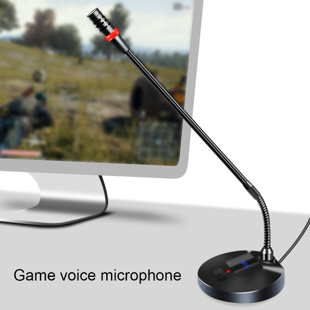 Microphones M15 Desktop Megaphone Speech Notebook Karaoke Game Sound Receiver Suitable for Home Office Conference Entertainment