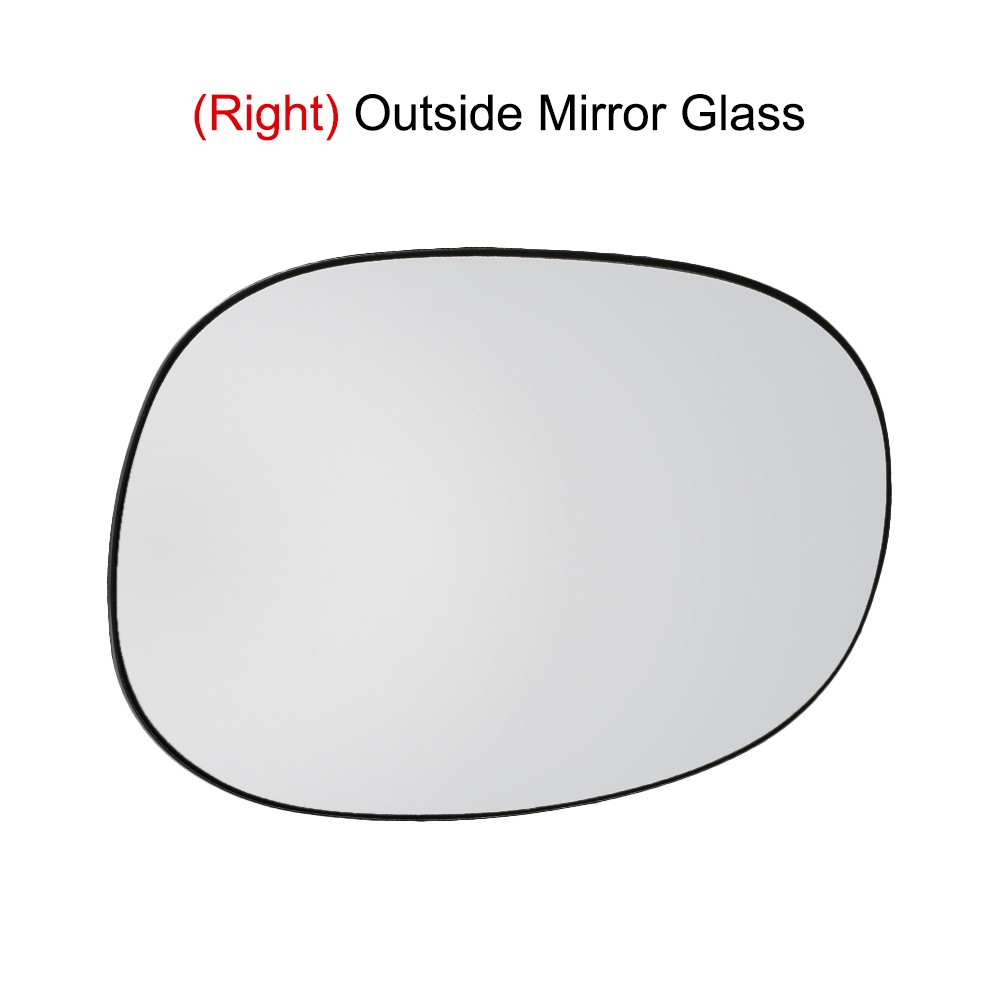 Right Outside Mirror Glass Rearview Mirror Glass replacement for CITROEN C2 C3I C3 Pluriel  XSARA Picasso 8151GE 8151GF