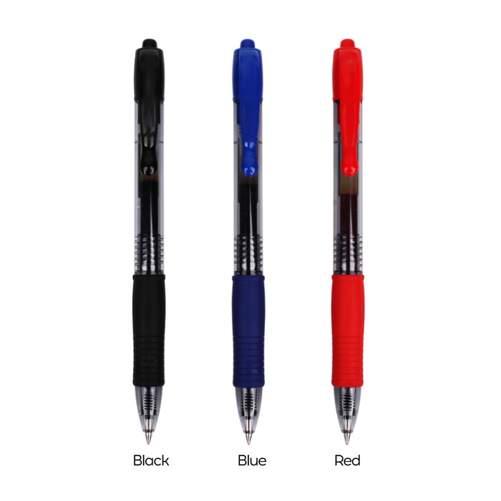 0.7mm Neutral Pen Press Gel Pen Smooth Writing Signature Pen (Blue)