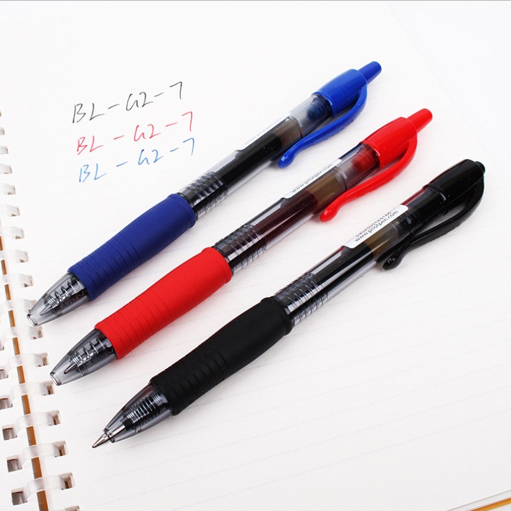 0.7mm Neutral Pen Press Gel Pen Smooth Writing Signature Pen (Red)